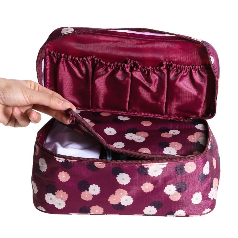 Travel Bra Underwear Panties Socks Cosmetic Organizer Bag for Women *USA* Seller